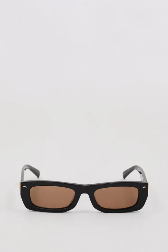 LUV LOU THE TOMMY BLACK SUNGLASSES