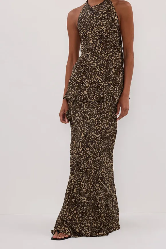 MARVILLA CHOC MIDI SKIRT