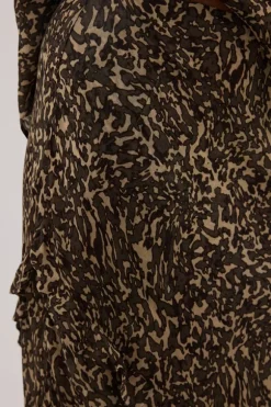 MARVILLA CHOC MIDI SKIRT
