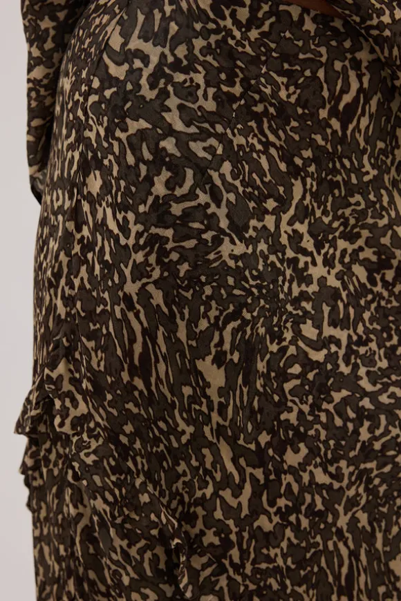 MARVILLA CHOC MIDI SKIRT