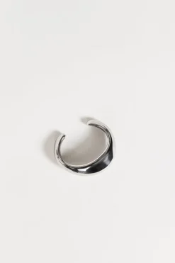 MÉGA WAVE STERLING SILVER CUFF BRACELET
