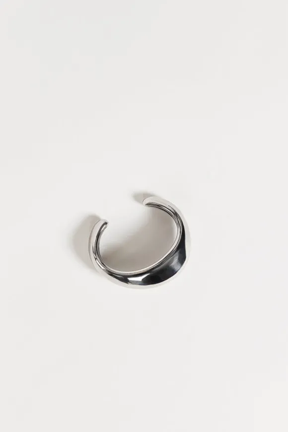 MÉGA WAVE STERLING SILVER CUFF BRACELET
