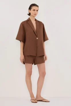 NALA FONDANT LINEN RESORT SHIRT