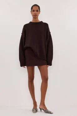 NIEVE CHOCOLATE MINI SKORT