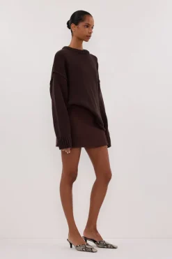 NIEVE CHOCOLATE MINI SKORT