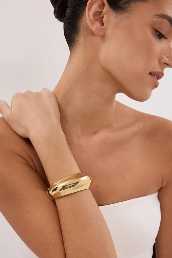 NOAH THE LABEL GOLD BIG BULB BANGLE
