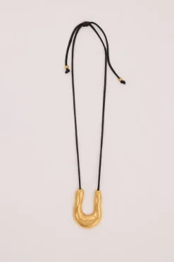 NOAH THE LABEL GOLD FLUID NECKLACE