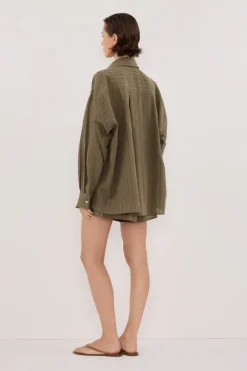 OLLIE MOSS STRIPE SHIRT