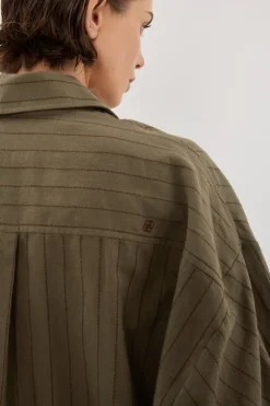 OLLIE MOSS STRIPE SHIRT