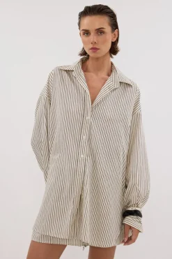 PALMA CREAM SILK BLEND SHIRT