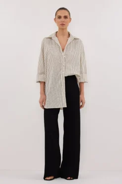 PALMA CREAM SILK BLEND SHIRT