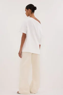 REAGAN 2.0 CREAM SLOUCHY JEAN