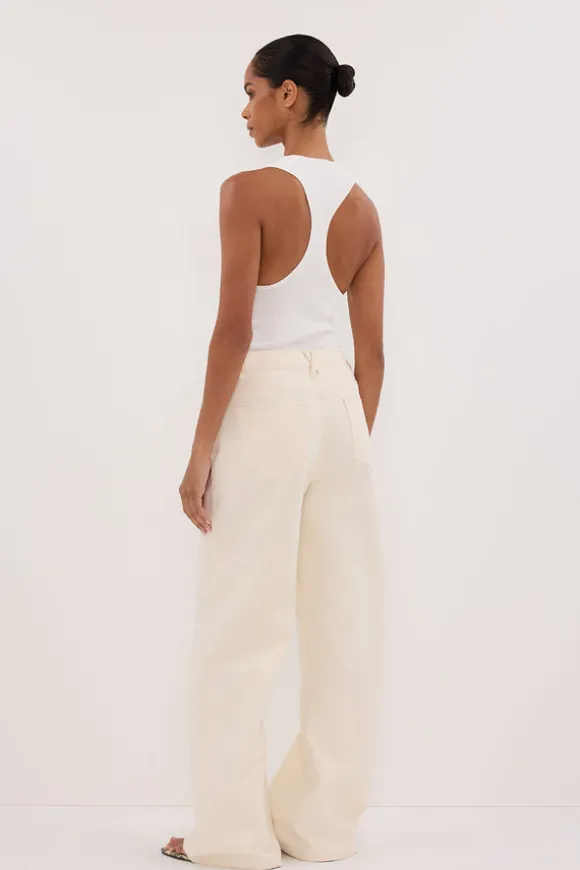 REAGAN 2.0 CREAM SLOUCHY JEAN