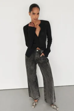 REAGAN 2.0 WASHED BLACK SLOUCHY JEAN