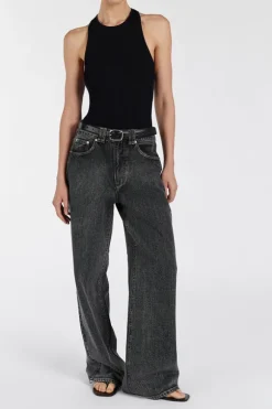 REAGAN 2.0 WASHED BLACK SLOUCHY JEAN