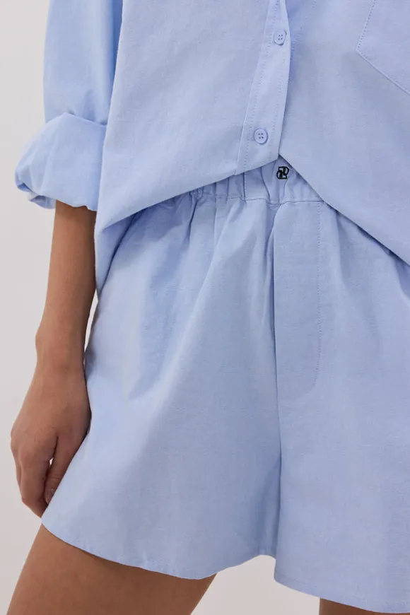 RHEA BLUE COTTON SHORT