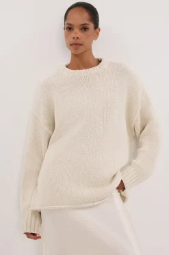 ROY PLASTER LONGLINE KNIT JUMPER