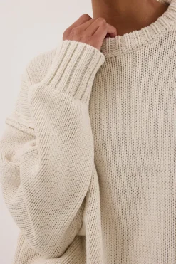 ROY PLASTER LONGLINE KNIT JUMPER