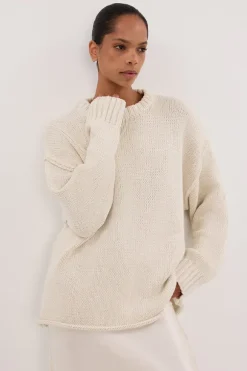 ROY PLASTER LONGLINE KNIT JUMPER