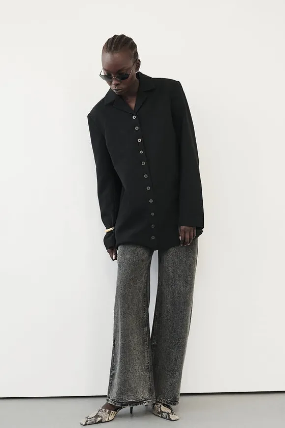 RYKER BLACK RELAXED BLAZER