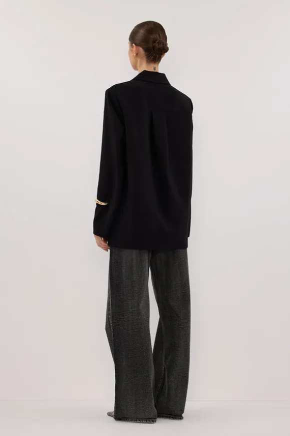 RYKER BLACK RELAXED BLAZER