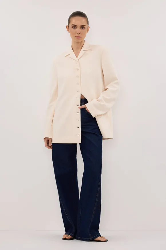 RYKER CREAM RELAXED BLAZER