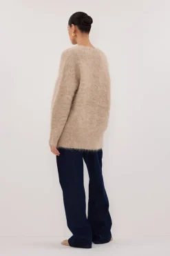 SALMA OAT V NECK JUMPER