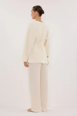 SCOUT CREAM LONG SLEEVE KNIT TOP