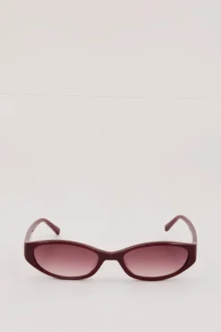 SHEVOKE SILON MAROON SUNGLASSES
