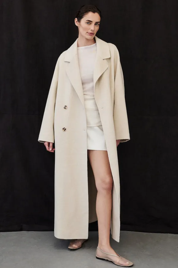 YORK BONE OVERSIZED WOOL COAT