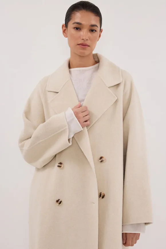 YORK BONE OVERSIZED WOOL COAT