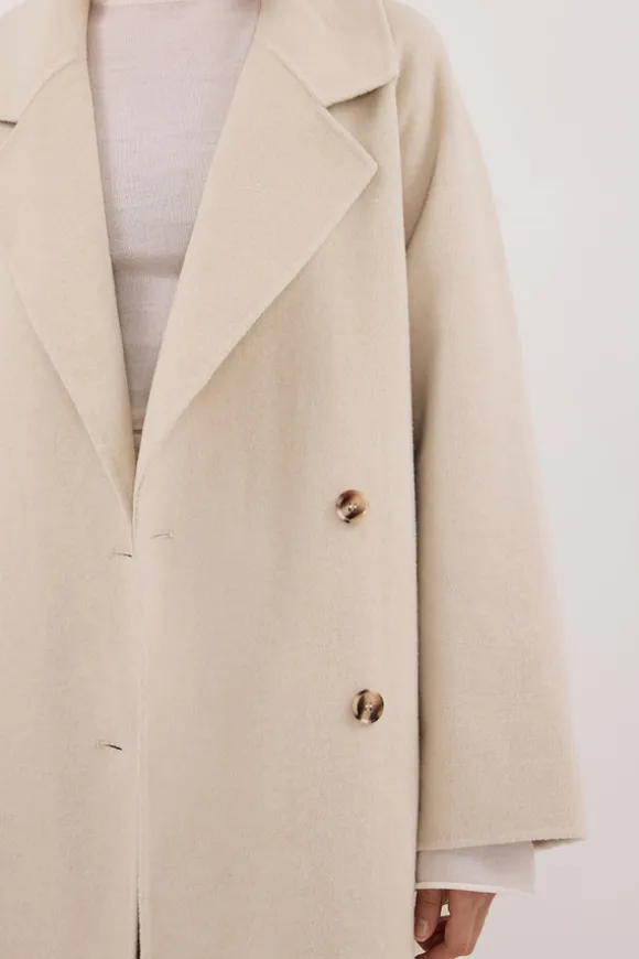 YORK BONE OVERSIZED WOOL COAT