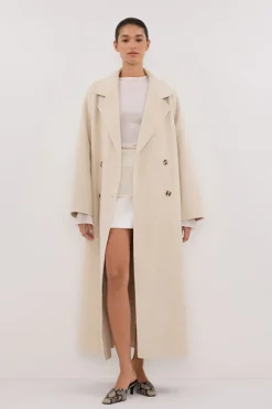 YORK BONE OVERSIZED WOOL COAT
