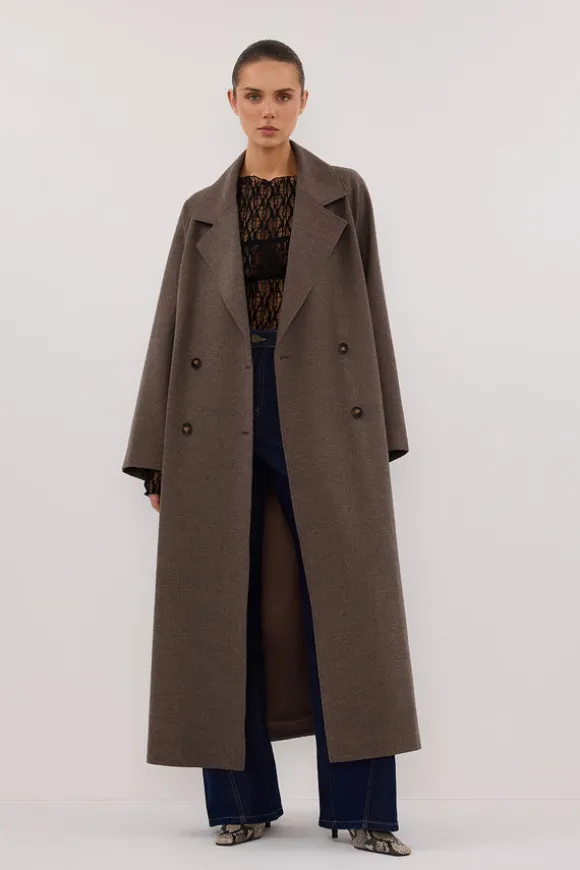 YORK COFFEE OVERSIZED WOOL BLEND COAT